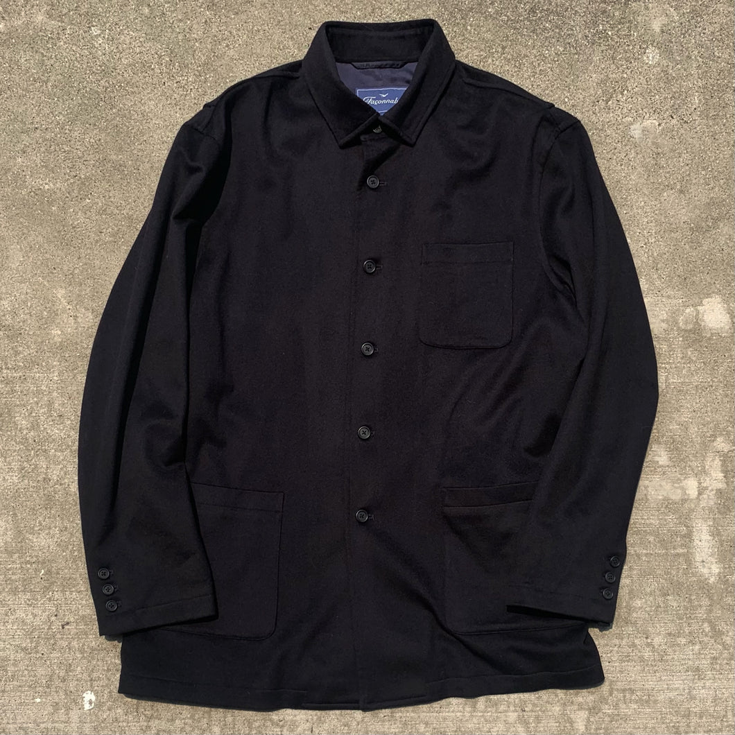 Black Wool Work Jacket