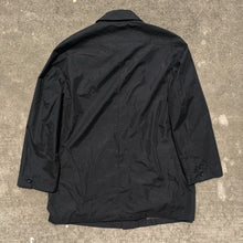 Load image into Gallery viewer, Black Trench Raincoat
