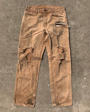 Load image into Gallery viewer, Beige Dickies Heavily Ripped Carpenter Pants
