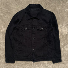 Load image into Gallery viewer, Black Scale Black Denim Jacket

