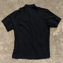 Load image into Gallery viewer, Hand Embroidered Asian Black Dragon Buttoned Short Sleeve Shirt
