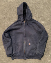 Load image into Gallery viewer, Carhartt Lightly Faded Grey Hooded Zip Up Jacket
