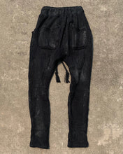 Load image into Gallery viewer, Stretchy Woven Wool Black Painted Pants
