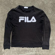 Load image into Gallery viewer, Vintage 90&#39;s FILA Faded and Distressed Embroidered Sweatshirt
