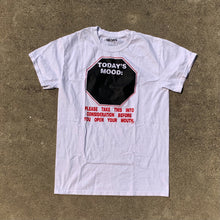 Load image into Gallery viewer, Today&#39;s Mood Graphic White T-Shirt
