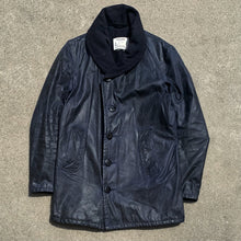 Load image into Gallery viewer, Perfecto Schott Naval Blue Leather Jacket
