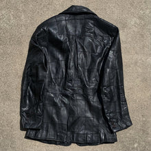 Load image into Gallery viewer, Vintage 70&#39;s Collared Slim Leather Jacket

