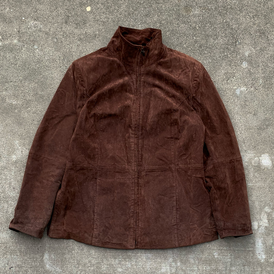 Dark Brown Suede Jacket