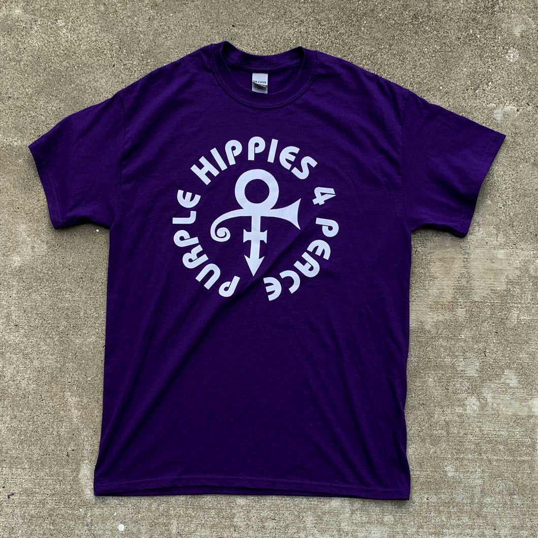 Purple Hippies Prince Purple Graphic T-Shirt