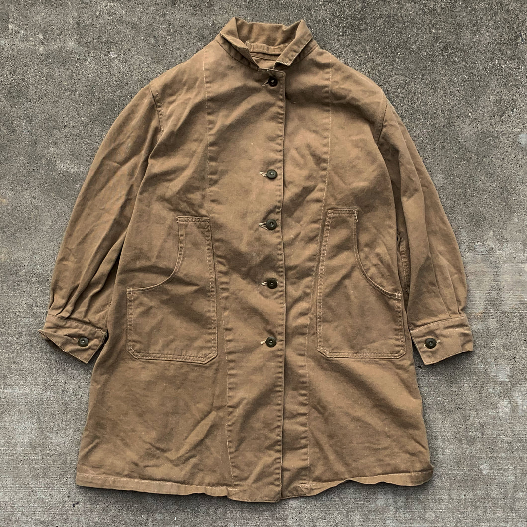 Vintage 1943 Military Workwear Khaki Shirt
